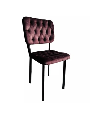 Tufted Velvet Upholstered Dining Chair